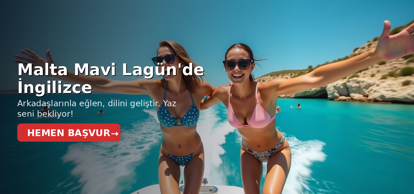 Malta Mavi Lagün'de İngilizce