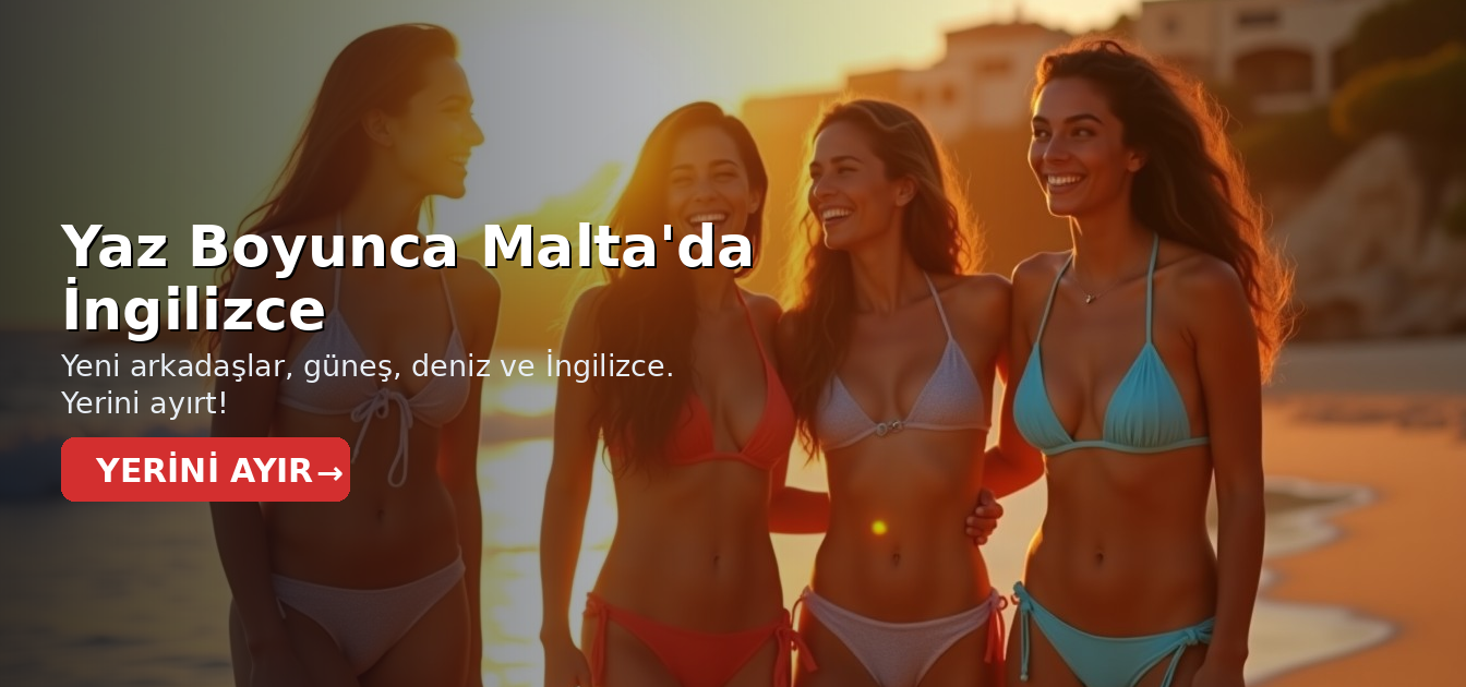 Yaz Boyunca Malta'da İngilizce