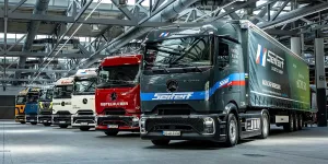 Mercedes'in Elektrikli Kamyonları Soğuk bir Alman Kışında 36 Ton Yük Taşıdı