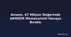 Ansem, $7 Milyon Değerinde $ANSEM Memecoinini Havaya Bıraktı