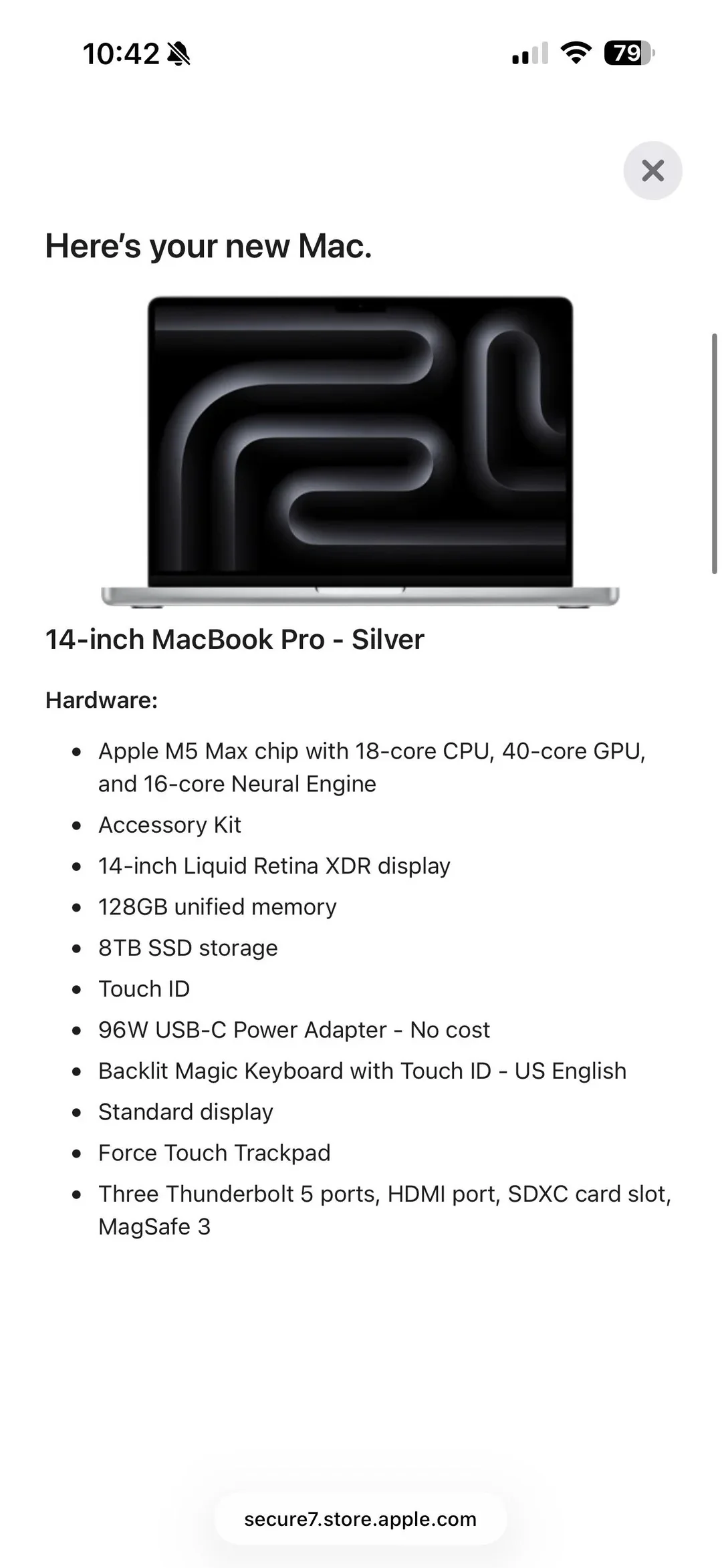 Apple, MacBook Pro, M5 Max, fiyat artışı, teknoloji