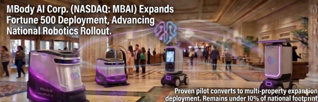 MBody AI, bir konaklama şirketinin ağındaki robotları koordine etmektedir.