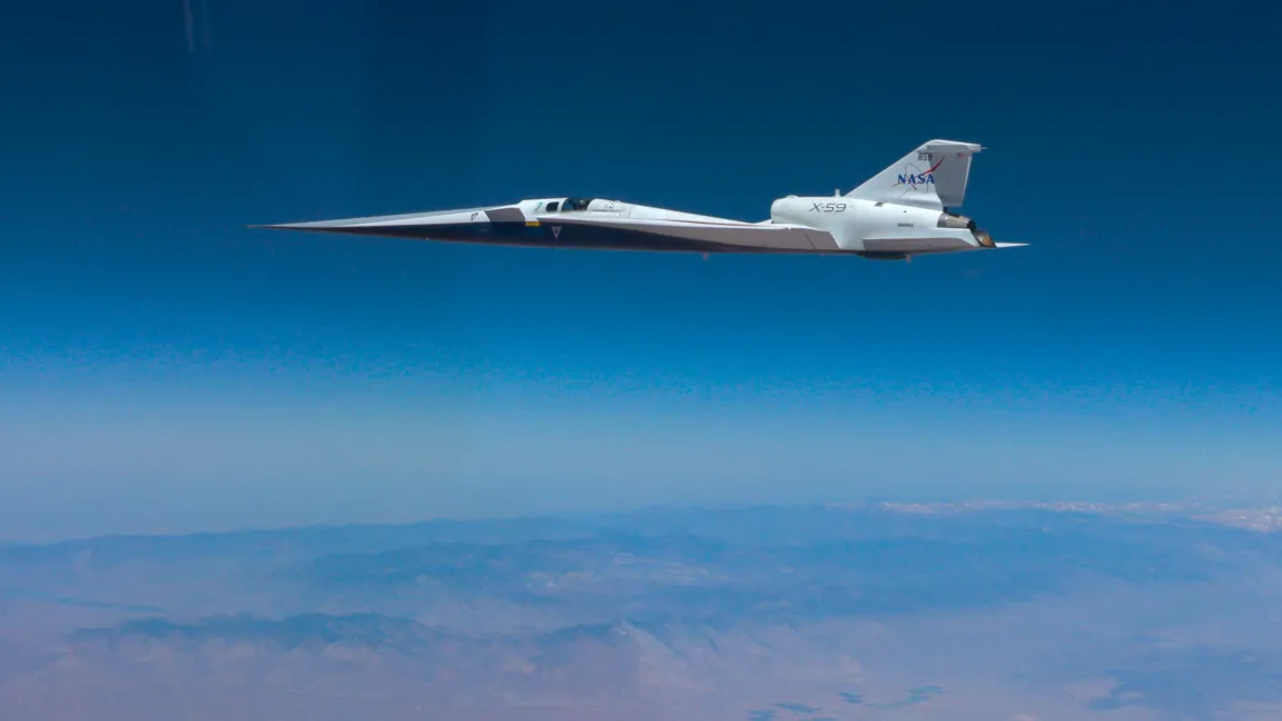 NASA'nın X-59 'Frankenjet' Uçağı Süpersonik Uçuşu Sonic Boom Olmadan Test Ediyor