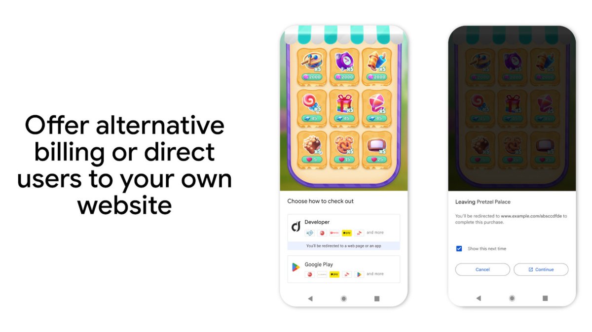 Google, Play Store'u 30 Haziran'dan İtibaren Alternatif Ödeme Sistemlerine Açıyor