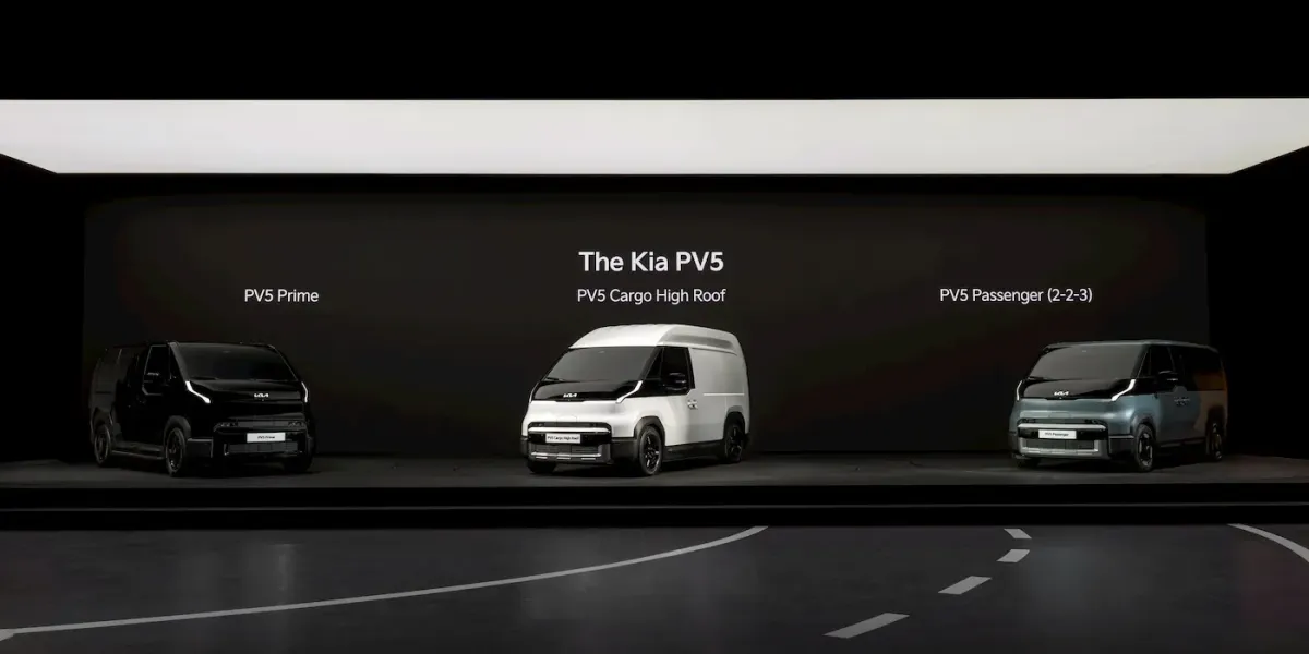 Kia, 7 Koltuklusu da Dahil Üç Yeni PV5 Elektrikli Vanını Tanıttı [Görseller]