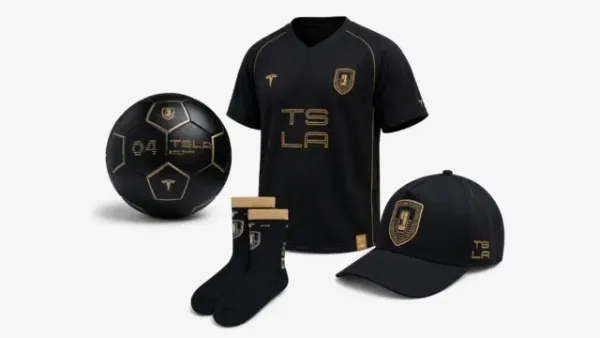 Tesla FC Futbol Koleksiyonu Satışta: Top, Forma ve Çorap