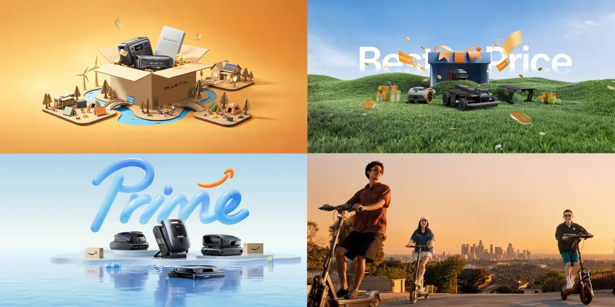 Amazon Prime Day 2'de Yeşil Fırsatlar: Bluetti Güç İstasyonları, Segway Robot Çim Biçiciler ve Daha Fazlası