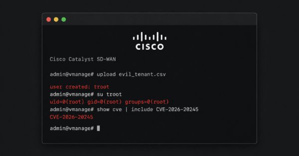 Cisco SD-WAN'da Kritik Zero-Day Açığı: Saldırganlar Root Erişimi Elde Etti