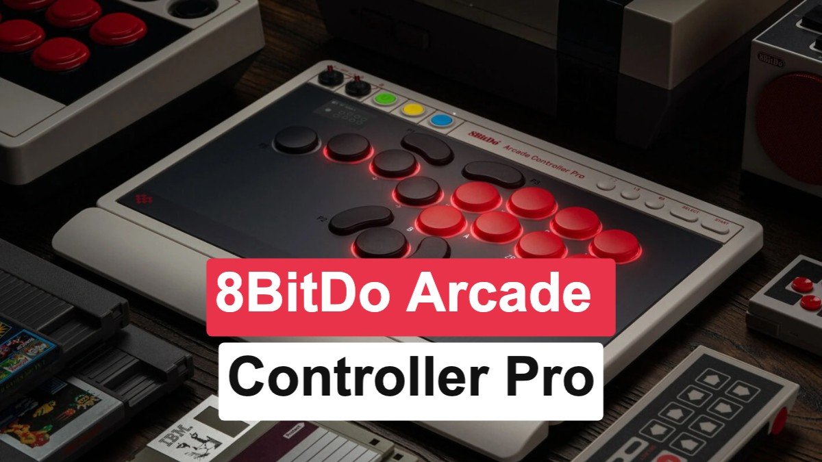 8BitDo’dan Tuş Kilitli Dövüş Kontrolcüsü: 120 Dolar