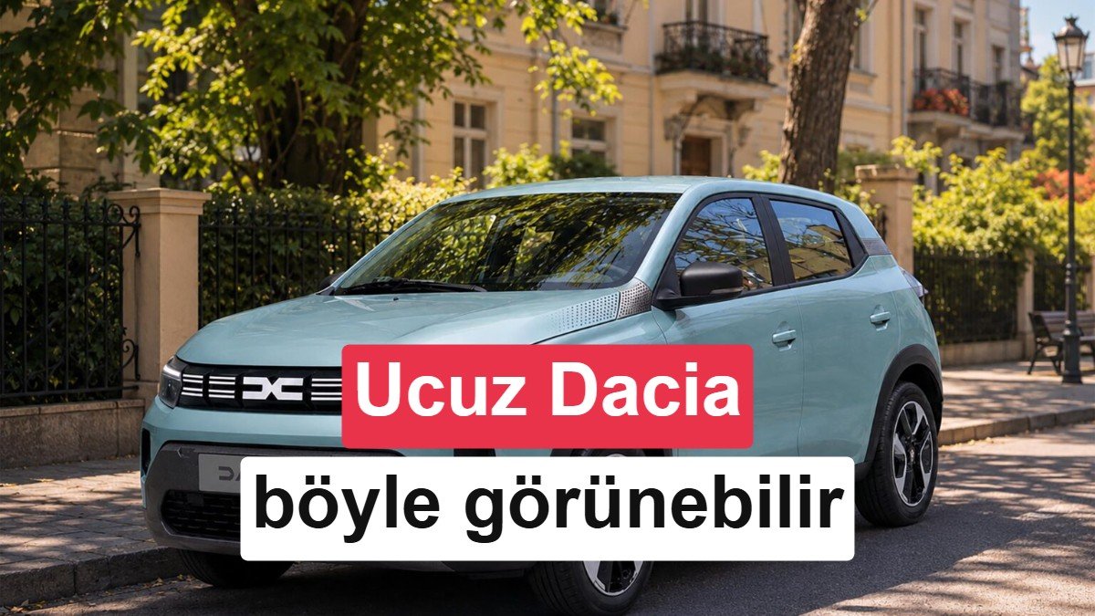 Yeni Dacia Spring nasıl görünecek? İlk render'lar ortaya çıktı