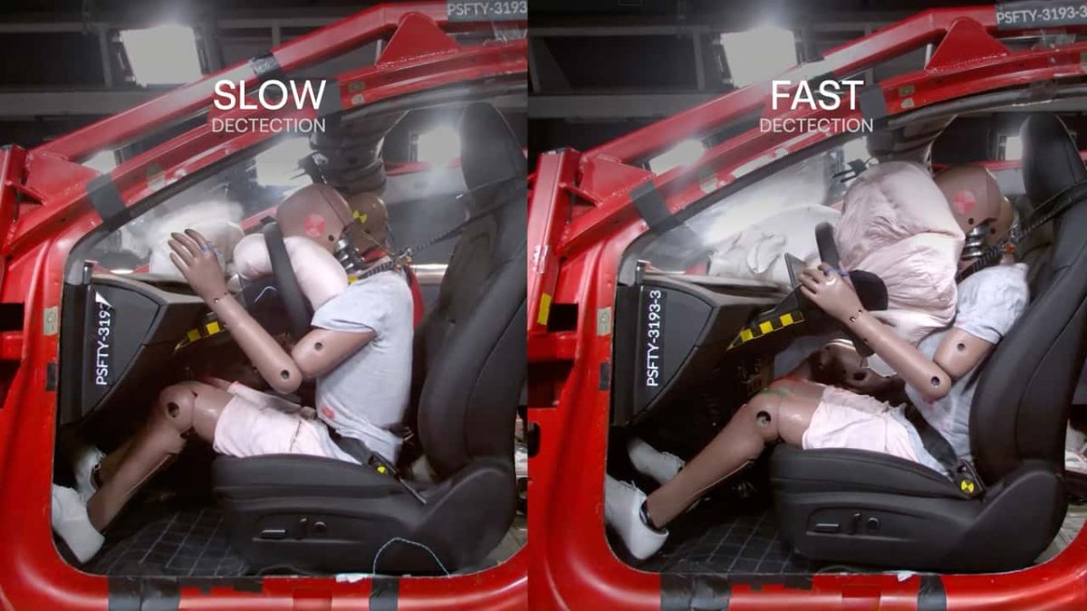 Tesla Kameralar Sayesinde Çarpışmadan Önce Hava Yastıklarını Açıyor