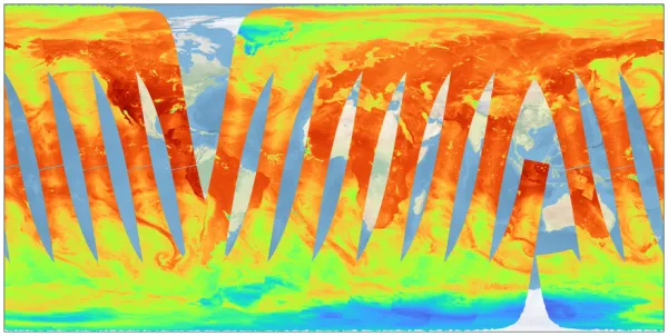 Weather Stream, GEMS2 Mikrodalga Radyometre Uydusundan İlk Görüntüleri Paylaştı