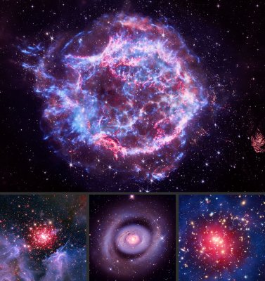 NASA'dan ABD'nin 250. Yılına Özel 'Kırmızı, Beyaz ve Mavi' Kozmik Görüntüler