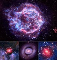 NASA'dan ABD'nin 250. Yılına Özel 'Kırmızı, Beyaz ve Mavi' Kozmik Görüntüler