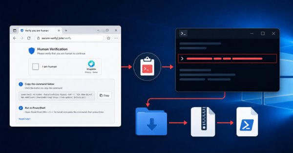 Araştırmacı 3.000 Canlı ClickFix Yükünü Analiz Etti: API Tabanlı Kötü Amaçlı Yazılım Dağıtımı Ortaya Çıktı