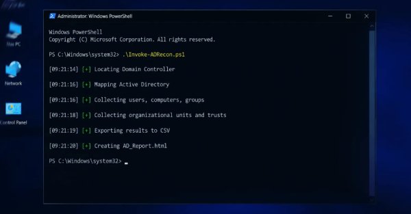 Saldırgan, Aktif Dizin'i Haritalamak için Şüpheli AI-Oluşturulmuş PowerShell Betiğini Kullanıyor