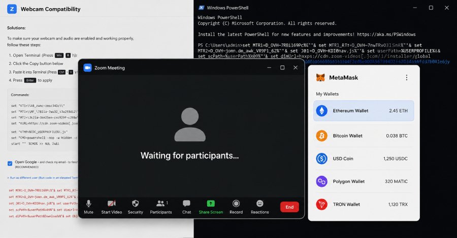 BlueNoroff'un Zoom Phishing Kiti: Kripto Cüzdanlarını Hedef Almadan Önce Profilliyor