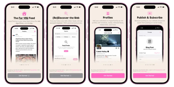 HyperTexting Uygulaması, Açık Web'i Kaydırılabilir Sosyal Medya Benzeri Bir Besleme Haline Getiriyor