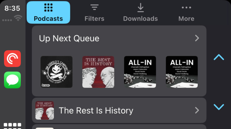 Pocket Casts CarPlay uygulaması