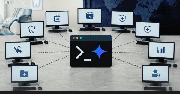 Rusça Konuşan Hacker, Google Gemini CLI ile 8 Diş Kliniği Bilgisayarından Oluşan Botnet'i Kontrol Etti