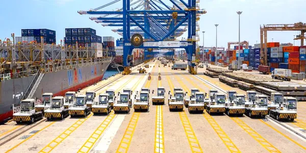 Brezilya'nın Santos Limanı'nda DP World Terminali Elektrikleniyor