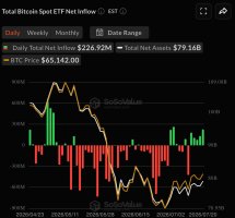 Bitcoin ETF'leri Üst Üste Beşinci Günde de Giriş Aldı