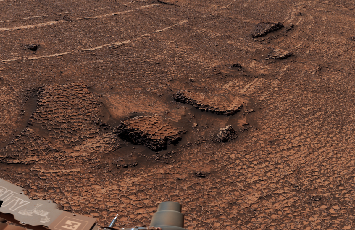 NASA'nın Curiosity Aracı Mars'ta Dev Bir Poligon Tarlası Keşfetti