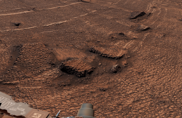 NASA'nın Curiosity Aracı Mars'ta Dev Bir Poligon Tarlası Keşfetti