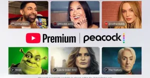YouTube Premium, Peacock'u İçerecek