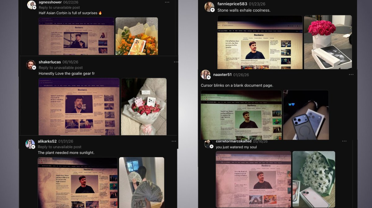 Threads'de Yaygın Mr Beast Spamı, Büyük Bir Kripto Dolandırıcılık Ağı'nın Parçası
