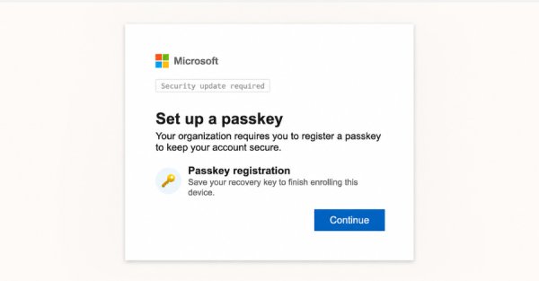 Bilgisayar Korsanları Sahte Microsoft Entra Passkey Kaydıyla Microsoft 365 Hesaplarını Ele Geçiriyor