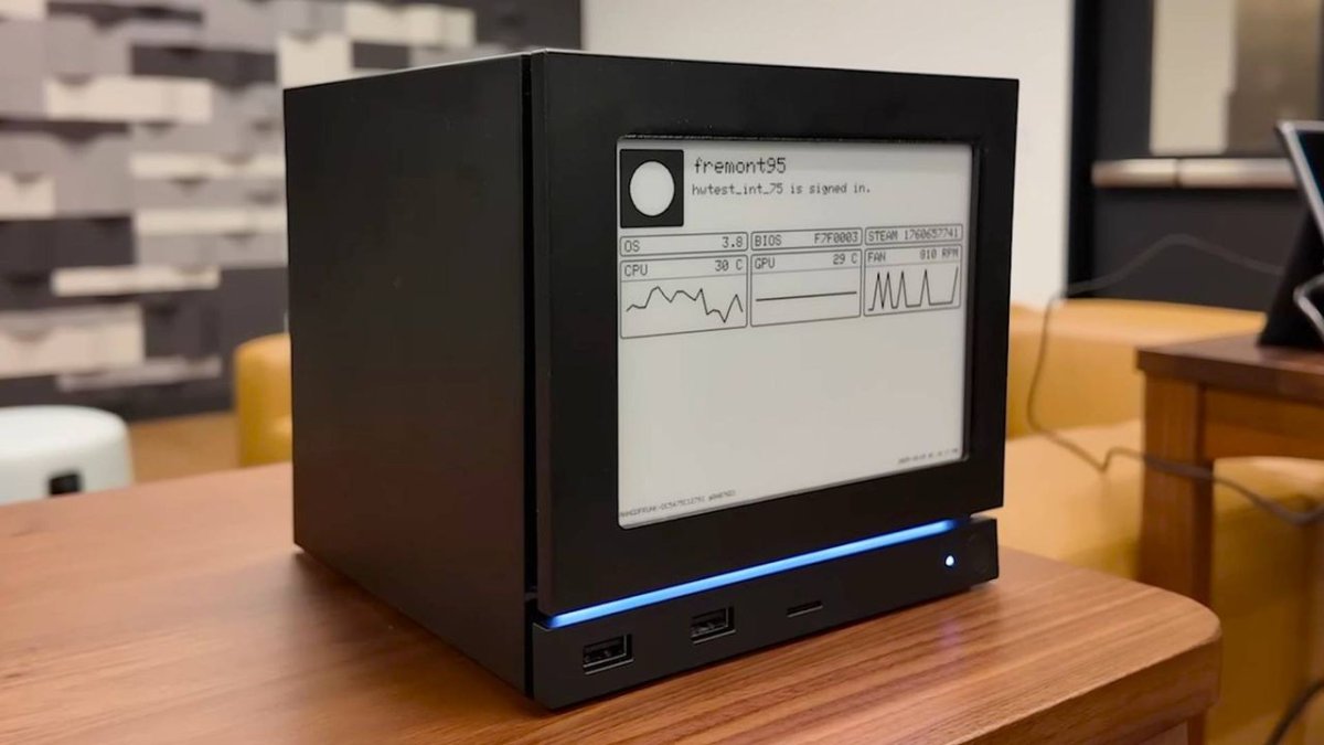 Valve, Steam Machine İçin Kendin Yap e-ink Yüz Plakası Kiti Yayınladı, Önceden Üretilmiş 'Inkterface' Modeli Bu Yıl Gelebilir