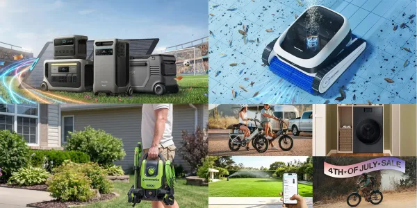 Anker SOLIX F3800 1.615 Dolara, ECOVACS Havuz Robotu 299 Dolara, Greenworks ve Diğer Fırsatlar
