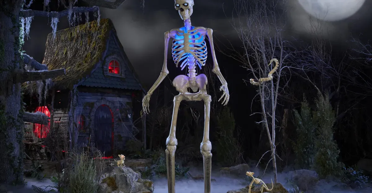 Home Depot'un Viral 12 Metrelik İskeleti Artık Konuşuyor