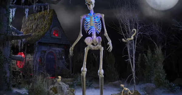 Home Depot'un Viral 12 Metrelik İskeleti Artık Konuşuyor