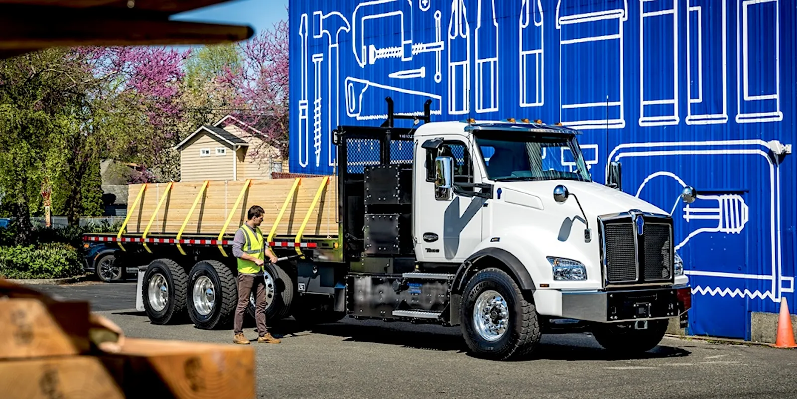 Kenworth T880E ticari kamyon; PACCAR aracılığıyla.