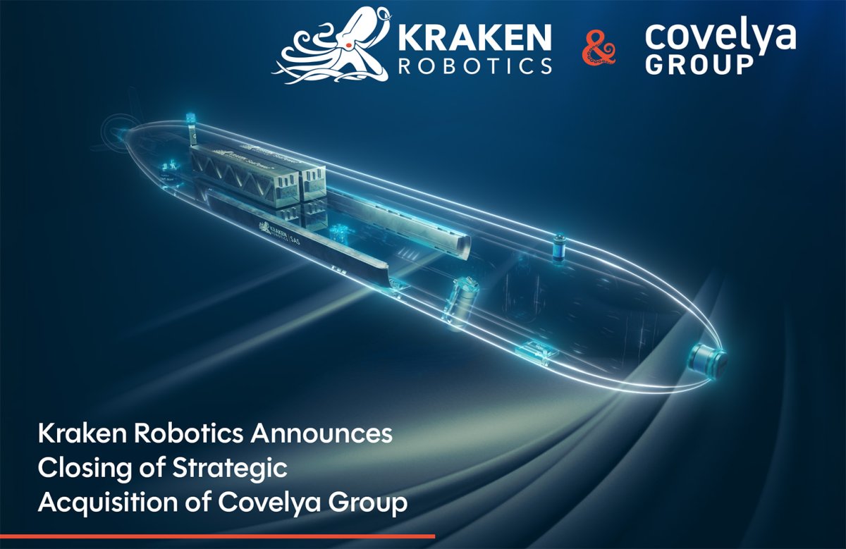Kraken Robotics, Covelya Group'u 615 Milyon Dolara Satın Aldı