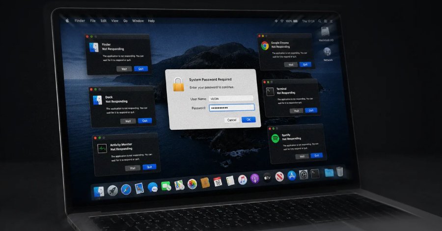 ClickLock macOS Hırsızı: Şifre Girilene Kadar Uygulamaları 210 Milisaniyede Bir Kapatıyor