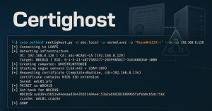 Certighost Açığı: Düşük Yetkili Kullanıcılar Domain Controller Kimliğine Bürünebiliyor