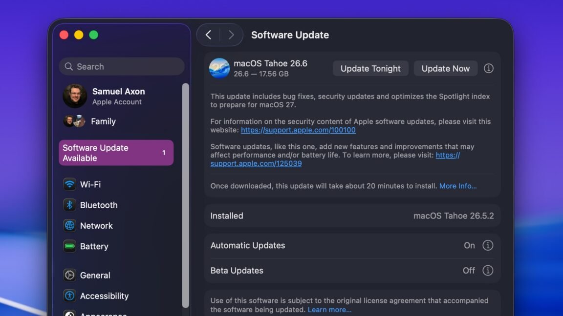 Apple, iOS ve macOS 26.6 güncellemelerini yayınladı: iOS 27 ve macOS 27'ye zemin hazırlıyor