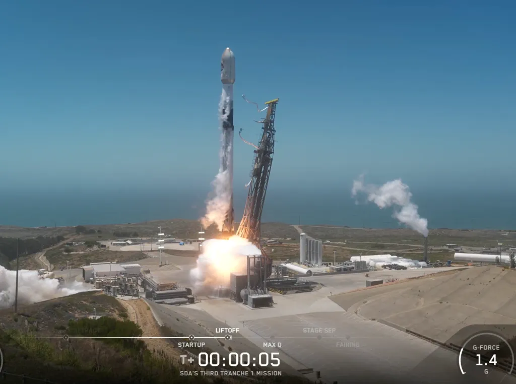 SpaceX, Askeri Veri Ağı İçin 21 Uyduyu Başarıyla Fırlattı