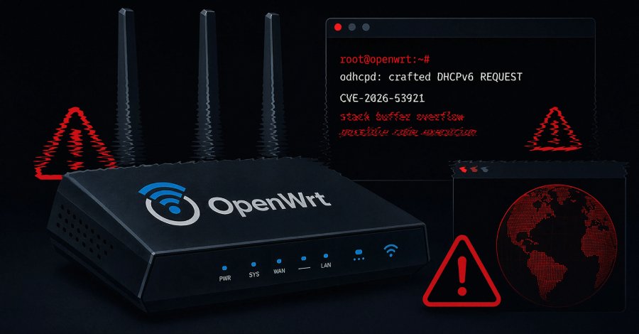OpenWrt'de Kritik DHCPv6 Açığı: Kimliği Doğrulanmamış Saldırganlar Root Yetkisiyle Kod Çalıştırabilir