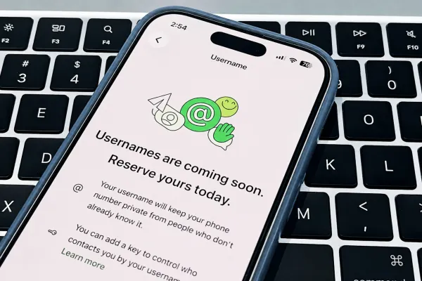 WhatsApp'da Kullanıcı Adı Rezervasyonu Başladı, Sahtekarlık Endişeleri Artıyor