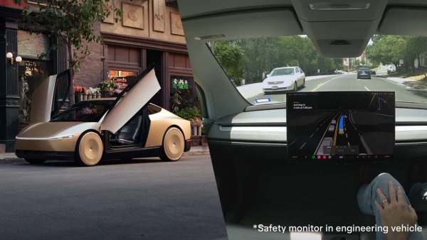 Tesla, Austin'de Direksiyon Simidi Olmayan Cybercab'ı Test Ediyor