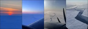 NASA Bilim İnsanları Arktik Deniz Buzunu İncelemek İçin Havaya ve Uzaya Çıktı