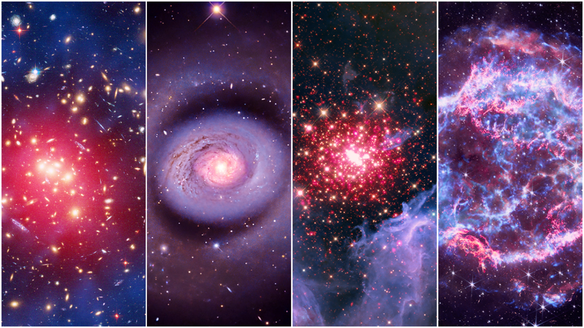 NASA'dan ABD'nin 250. Yılına Özel Kırmızı, Beyaz ve Mavi Uzay Görüntüleri