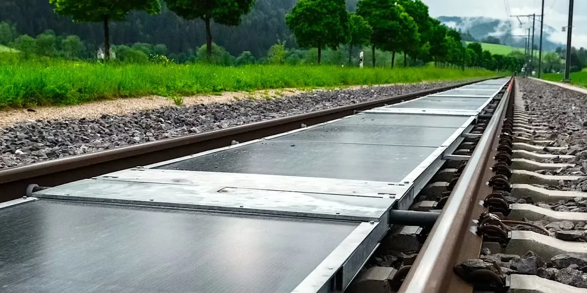 Raylar güneşe geçit vermiyor: İsviçre'de çığır açan pilot proje tren raylarına güneş paneli döşedi