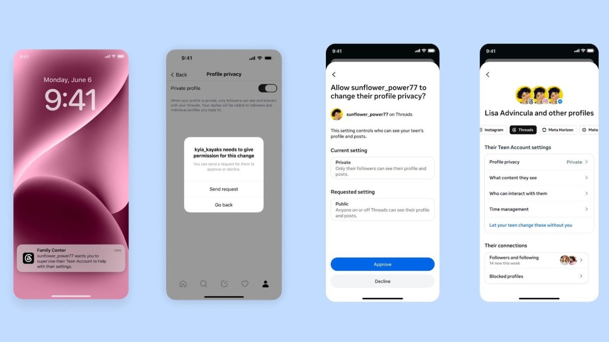 Threads'e Yeni Ebeveyn Denetimi Özellikleri Geliyor