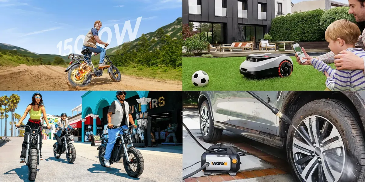 ENGWE L16 Elektrikli Bisiklette 150 Mil Menzil ve 899 Dolardan Başlayan Fiyatlar, Segway Xyber'da Ekstra Batarya Hediyesi, Navimow i215 LiDAR Robot Çim Biçme Makinesinde İndirim
