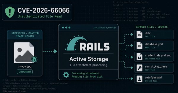 Ruby on Rails'te Kritik Güvenlik Açığı: Görsel Yükleme ile Sunucu Dosyaları Çalınabilir